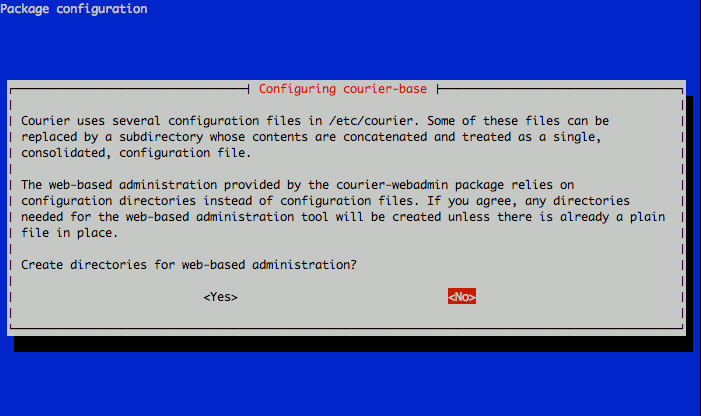 Declining web-based administration for the Postfix mail server on an Ubuntu 8.04 (Hardy) Linode.