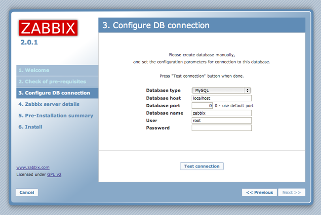 Zabbix installer.